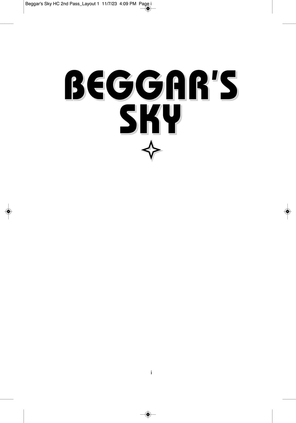 Cover of Beggar's Sky