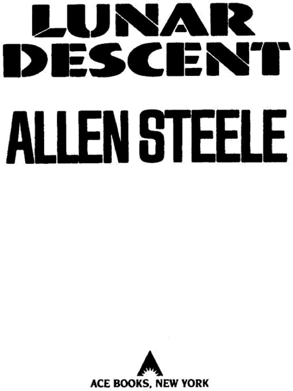 Cover of Lunar Descent