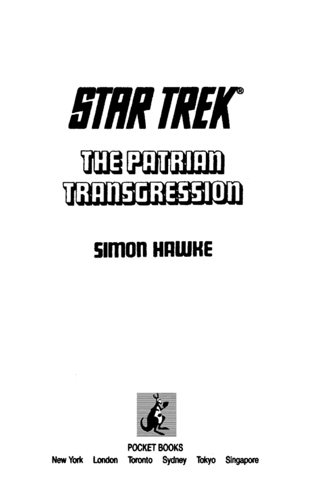 Cover of The Patrian Transgression