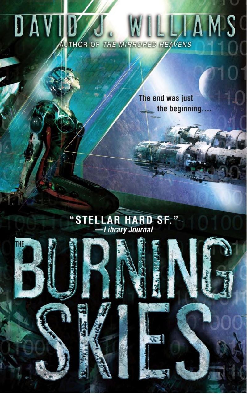 Cover of The Burning Skies