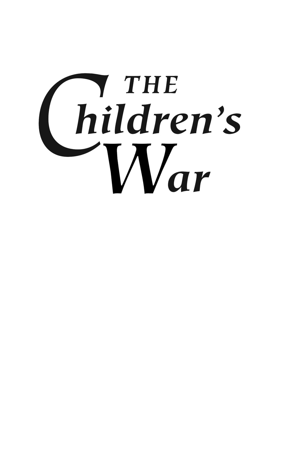 Cover of The children's war