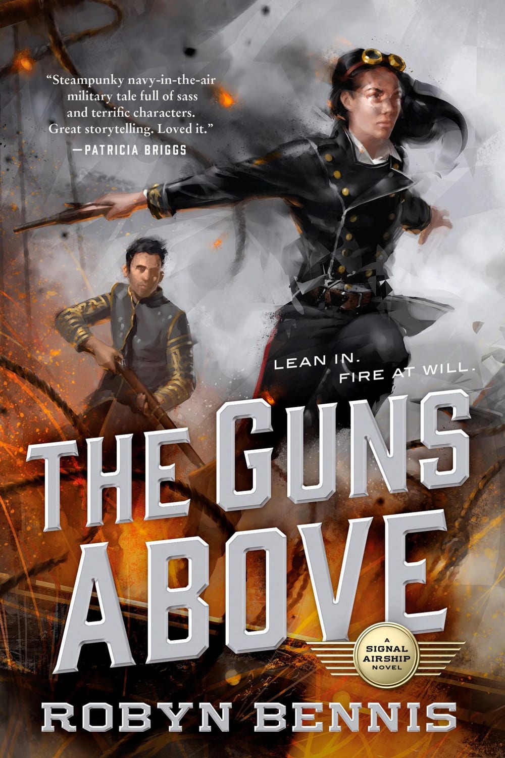 Cover of The guns above
