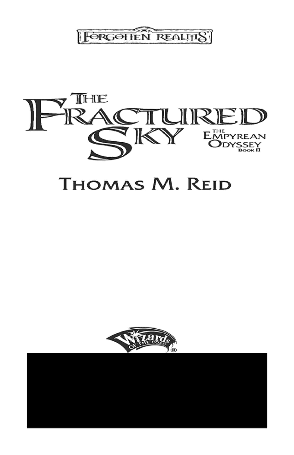 Cover of The fractured sky